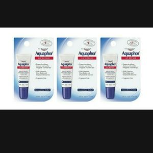 Aquaphor lip repair 3x lot .35oz size FRESH STOCK you get 3 New w package